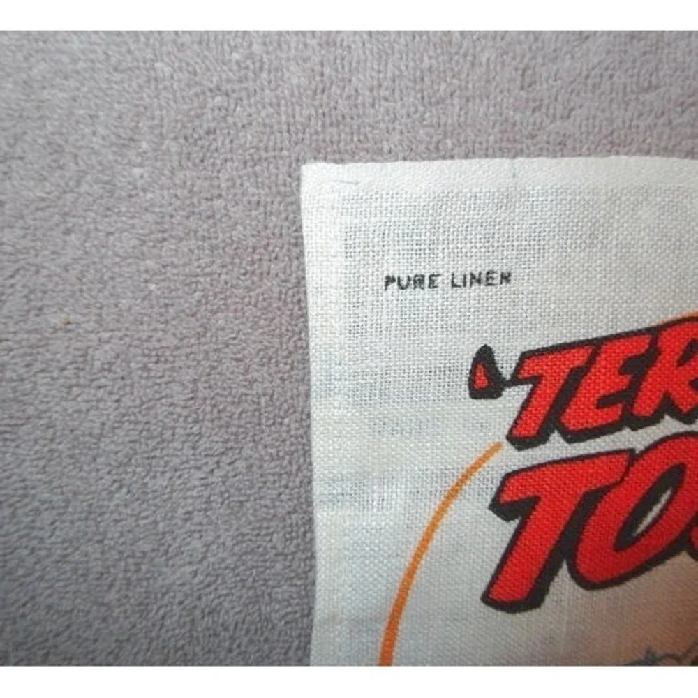 Vtg Australia Linen Souvenir Tea Towel Kangaroo Wildlife Joey Scenic Travel 31